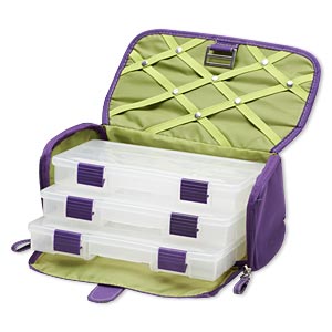 Jewelry organizer traveling case, 39 compartments, 26x14x11cm