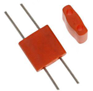 Miyuki Tila, two-hole-bead, opaque, matte, terra cotta, 5x5x2mm, 10g, ca. 120pcs