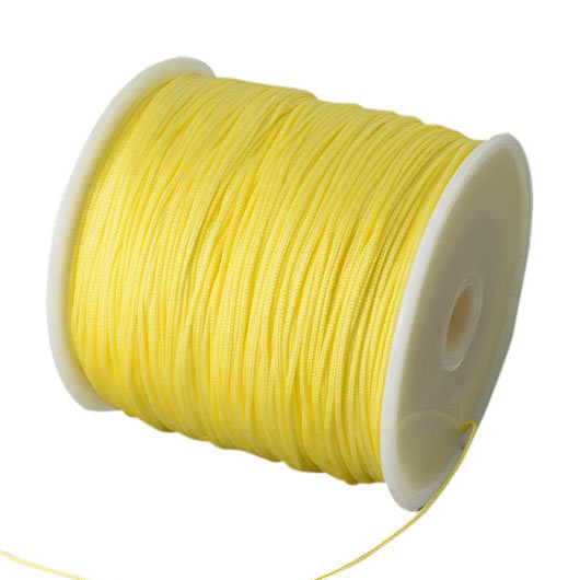 Nylon cord, spool, yellow, 0,9mm, 90m.