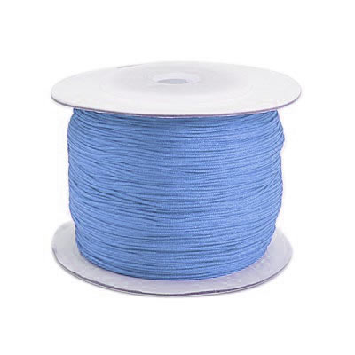 Nylon cord, light blue, thin, 0,5mm, 2m.