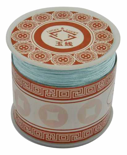 Nylon cord, light turquoise, 0,9mm, 2m.