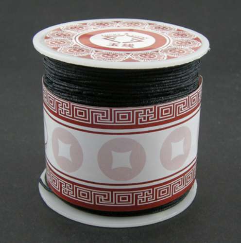 Nylon cord, spool, black, 0,9mm, 35m.
