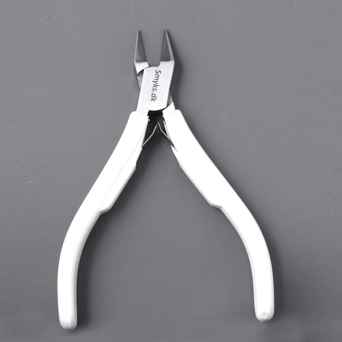 Side-cutting pliers, professional, with carbide jaws, 11x6cm, white, 1pc