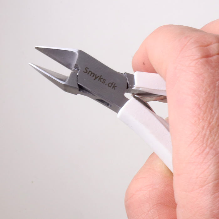 Side-cutting pliers, professional, with carbide jaws, 11x6cm, white, 1pc