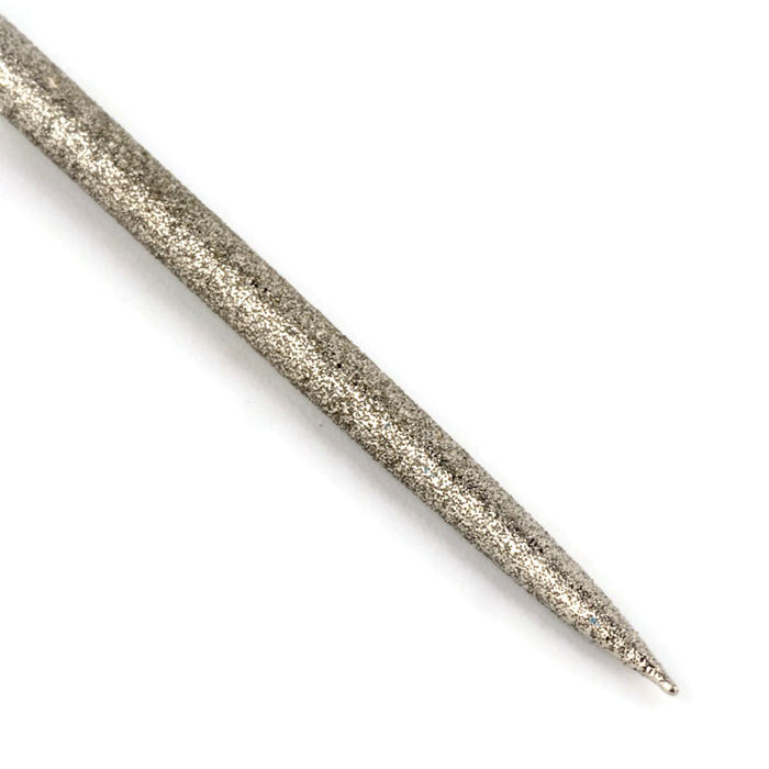 Diamond file, for enlarging holes in pearls and stones, 140x3mm