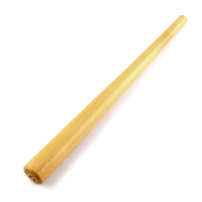 Ring mandrel, wood, cone-shaped, for forming rings and the like. 28 cm, 1 pc