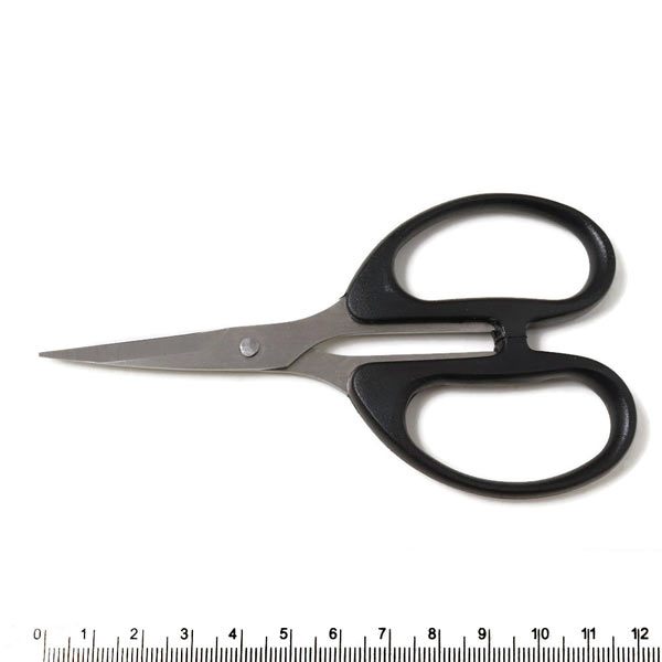 Scissors, iron, high quality, well suited for accurate cutting, Length 12.5 mm, 1pc