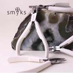 Bei&szlig;zange, Profi-Qualit&auml;t, mit Wolframcarbid-Klingen, wei&szlig; 11x6 cm, 1 Stk.