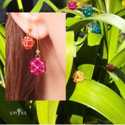 Preciosa, Kristall, Perle, fuchsia, Doppelkegel, 4 mm, 10 St&uuml;ck