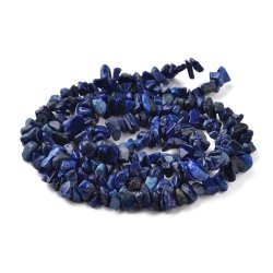 Lapis Lazuli, strand, small polished nuggets, ca. 8x4x2 mm, ca. 230 pcs.