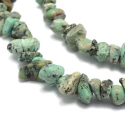 Afrikanischer T&uuml;rkis, Strang, kleine Nuggets, ca. 8x4x2 mm, ca. 230 Stk