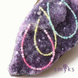 Perlmuttperle, ganzer Strang, farbig, rund, pink, Perlmutteffekt, 4 mm, ca. 95 Stk.