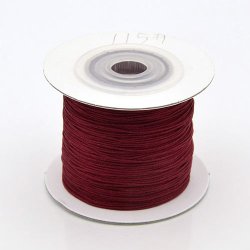 Polyesterschnur, dunkel rot, 0,5 mm, 2 m.