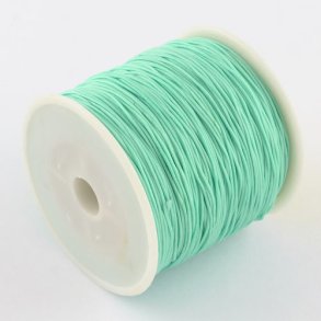 Nylon cord, mint green, 0,5 mm, 2 m