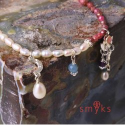 Anh&auml;nger, ungleichm&auml;&szlig;ig l&auml;nglich mit Zirkonia, mit 1 Loch, Silber, 12,5x3x1,5 mm, 2 Stk.