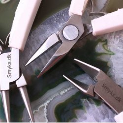 Bei&szlig;zange, Profi-Qualit&auml;t, mit Wolframcarbid-Klingen, wei&szlig; 11x6 cm, 1 Stk.