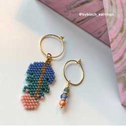 Delica seed beads, Glasperlen, Mix50, Frosted Fall Leaves, 6-Farben, Gr&ouml;&szlig;e #11, 5,2g