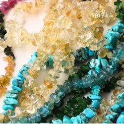 Turmalin, Strang, kleine Nuggets, ca. 6x4 mm, ca. 150 Stk