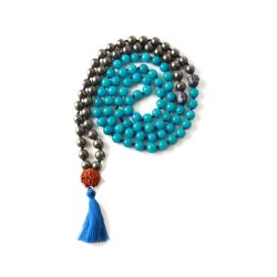 Achat, braun, Guru-Perle, 3 L&ouml;cher, wei&szlig;, 23x15 mm, 1 Stk