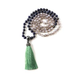 Achat, braun, Guru-Perle, 3 L&ouml;cher, wei&szlig;, 23x15 mm, 1 Stk