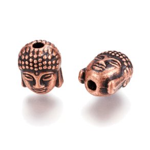 Copper & rose gold beads