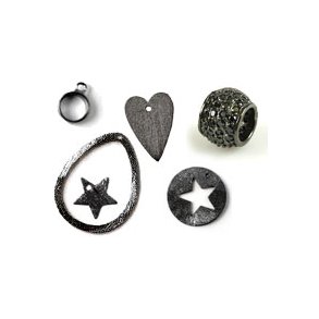 Schwarzes Silber & Messing