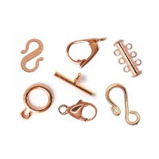 Copper and brass clasps
