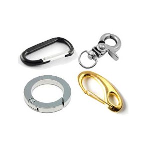 Key rings & Hinged clip clasps