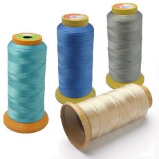 Nylon thread, golden yellow, spool, thickness 0.33 mm, 900 m.