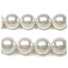 Shell pearls - round