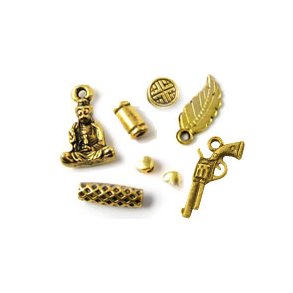 Tibet. Silber - Messing und Antikgold