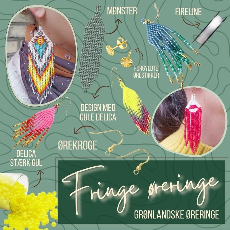 Kvast-�reringe, lav selv gr�nlandske �reringe