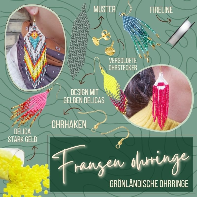 DIY Fransen-ohrringe aus Gr�nland