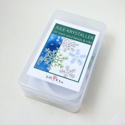 DIY-Schmuckset, Materialien und Anleitung fr Weihnachtskristalle mit Rhrenperlen