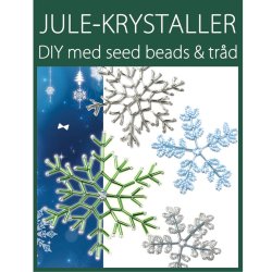 DIY-Schmuckset, Materialien und Anleitung fr Weihnachtskristalle mit Rhrenperlen