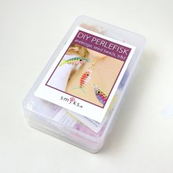 DIY-Schmucksets, Materialien und Anleitung fr Perlenfische mit Saatperlen.