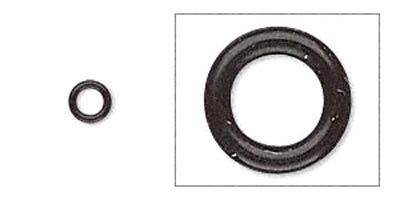 Gummi-O-Ring, schwarz, 5/3 mm, 500 Stück.