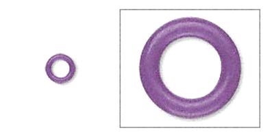 Gummi-O-Ring, lila, 5/3 mm, 500 Stück.
