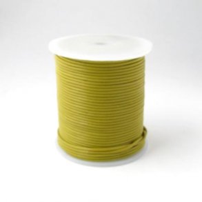 Ldersnor, oliven-grn, 1 mm, 2 m