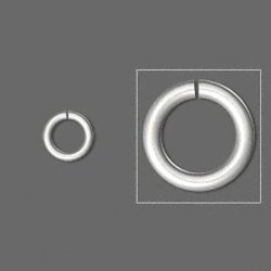 Aluminium-sen, silber, 8/6 mm, 100 Stk.