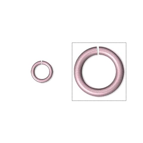 Aluminium &oslash;sken pink, 6/4mm, 100 stk.