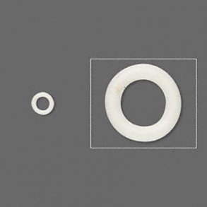 Gummi-O-Ring, klar/durchsichtig, 6/3 mm, 200 Stück.
