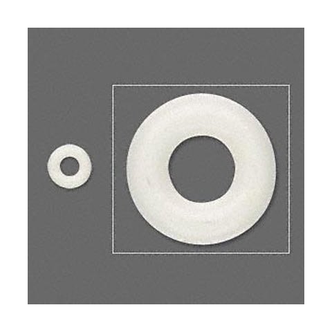 Gummi O-ring, hvid, 7/3 mm, 300 stk.