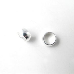 Bandring, rund, blank, Silber, 7x3,5 mm, Lochdurchmesser 5,5 mm, 1 Stk.