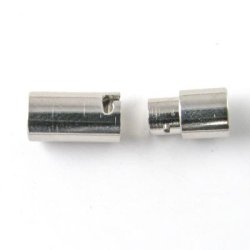 Bajonettverschluss, chromfarben, 6/5 mm