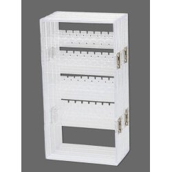 Schmuckst&auml;nder, klares Acryl, zusammenklappbar, Gr&ouml;&szlig;e aufgeklappt L500xH230xT18, 1 Stk