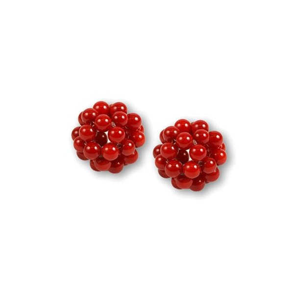 Coral berry, red, ca.11.5mm, 1pc.
