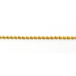 Kugelkette, vergoldetes Silber, 1,5 mm, 20 cm