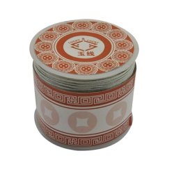 Nylon cord, light grey, 0,9mm, 2m.