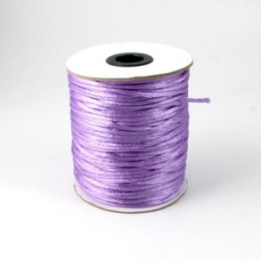 Satin Cord, thickness 2 mm, purple, 50 m/ 1 roll